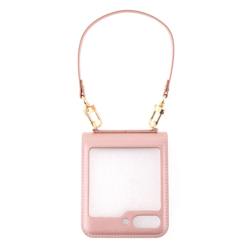 Samsung Z flip 7 rose gold wallet case