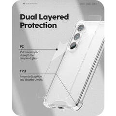 dual layers clear case for s26 with protection