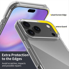 For iPhone 18 Pro Max / 17 Pro Max High Quality Acrylic + TPU Hybrid Transparent Case