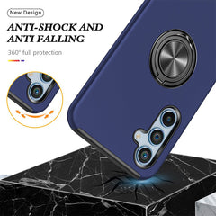 Samsung S24FE heavy duty case with ring holder stand