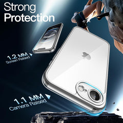 iPhone 16e shockproof clear gel case