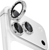 IPhone 17 pro silver sparkle camera protector
