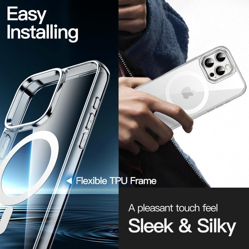 clear hard magsafe case for iphone 16 pro