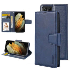 Samsung A16 wallet case navy