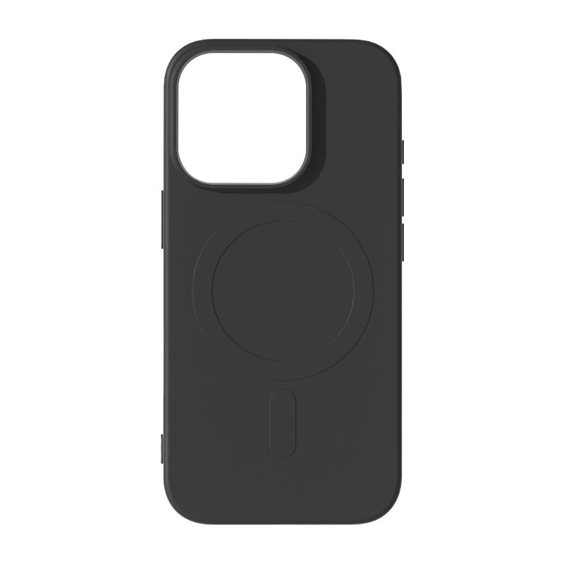 Black silicone case for iphone 15 plus