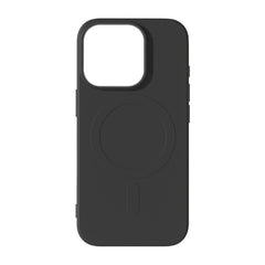 Black silicone case for iphone 15 plus