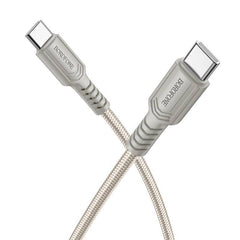 end of the cable 1 × Borofone 60W USB-C to USB-C Cable (1M)
