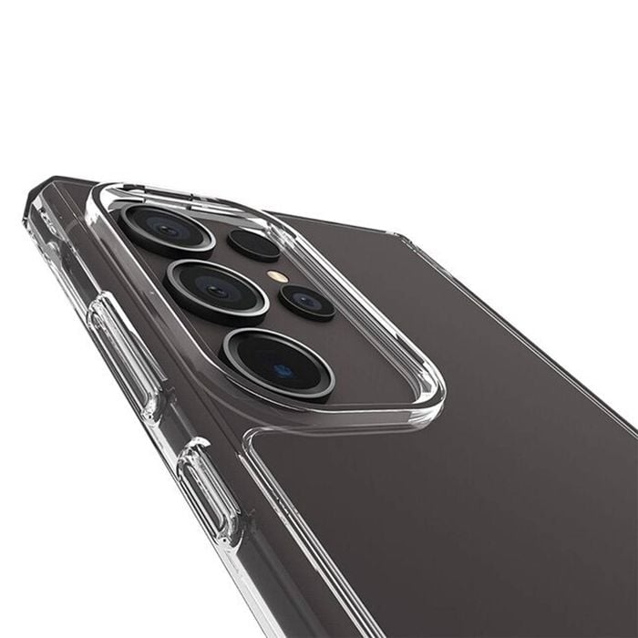 Clear phone case with camera cutout for S24 ultra