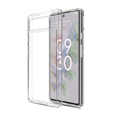 Thick silicone clear case for Google pixel 6a