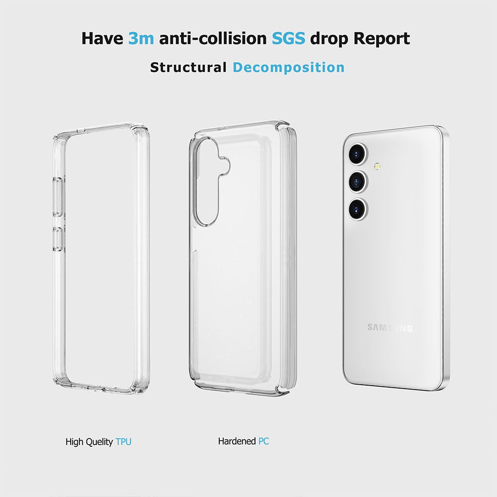 Shockproof Clear Phone Cover for Samsung A56