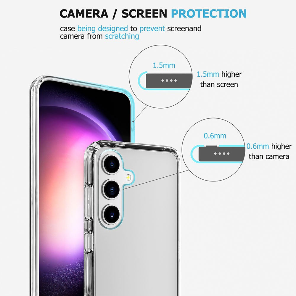 Crystal Clear Slim Phone Case for Samsung Galaxy