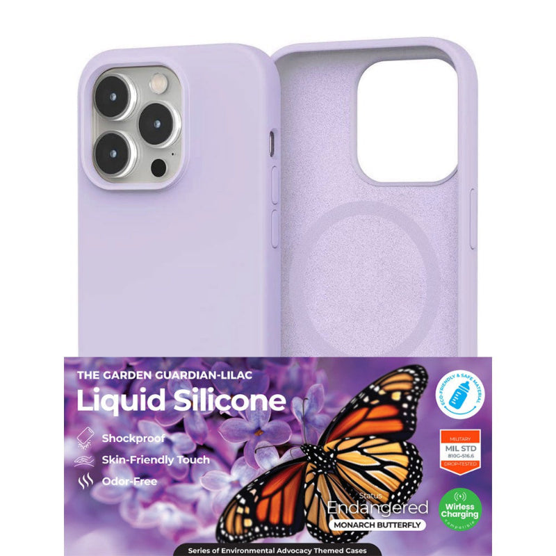 purple liquid silicone iphone 15 plus case