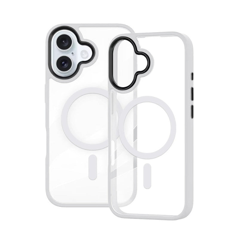 CLEAR WHITE CASE FOR IPHONE 17 