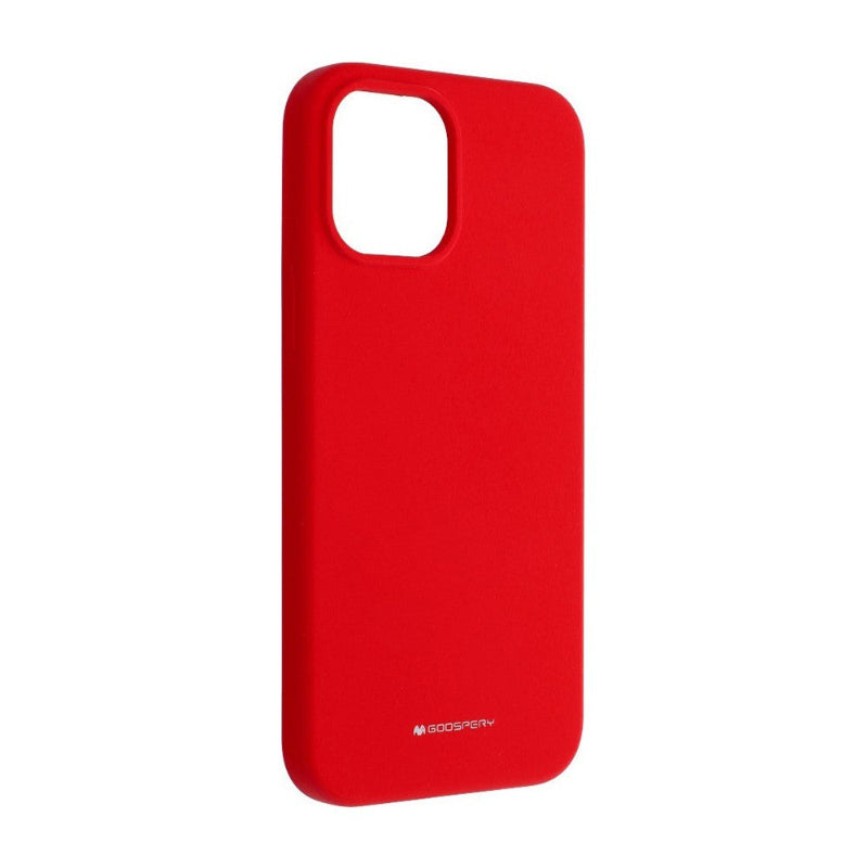red IPhone 15 Pro Max soft feeling Silicone Case Cover by Mercury