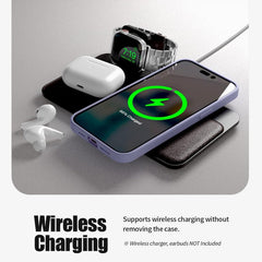 wireless charging IPhone 15 Pro Max soft feeling Silicone Case Cover by Mercury
