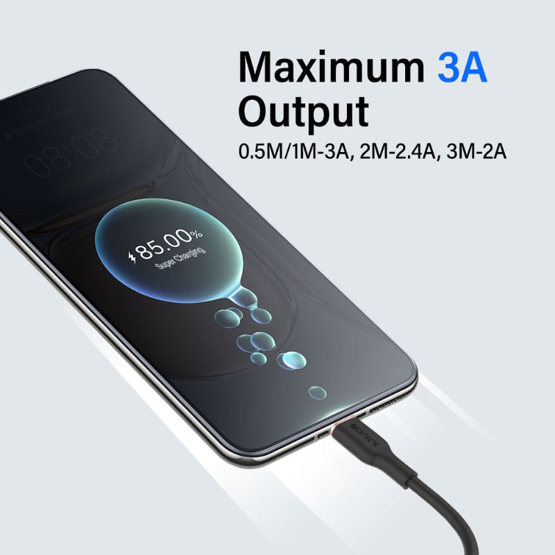3A OUTPUT FAST CHARGING IQUICK 0.5M USB-1 TO USB-C CABLE