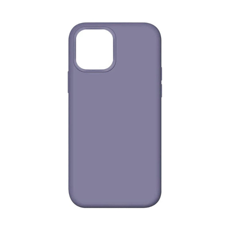 Lavender gray Silicone phone case for IPhone 13 pro max
