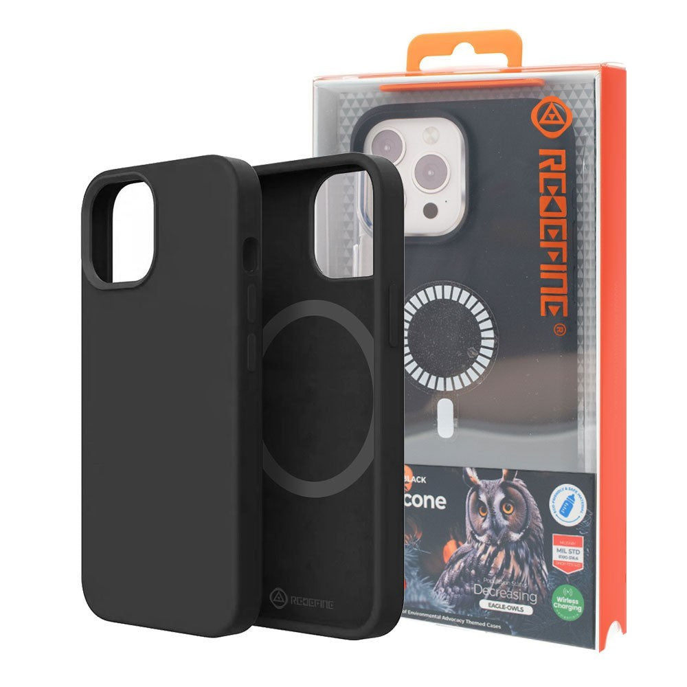 Black silicone case for Iphone 15 