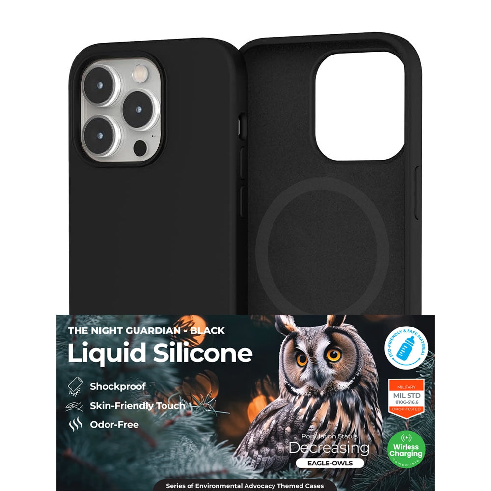 black silicone case for IPhone 15 pro max