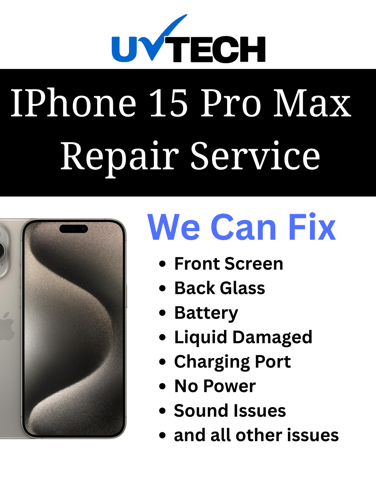 iPhone 15 Pro Max Repair