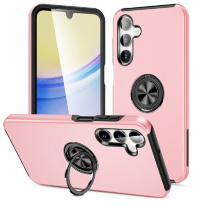 pink magnetic ring case for SAMSUNG a16