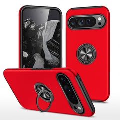 Red phone case with ring holder for Pixel 9 / 9 pro