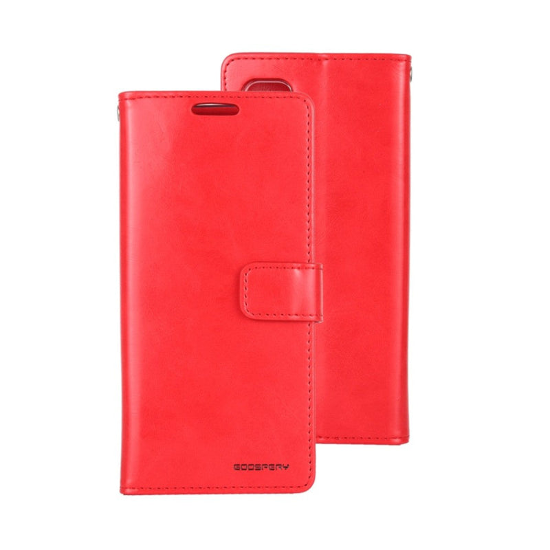 Red phone case with a card holder Samsung S20 FE 