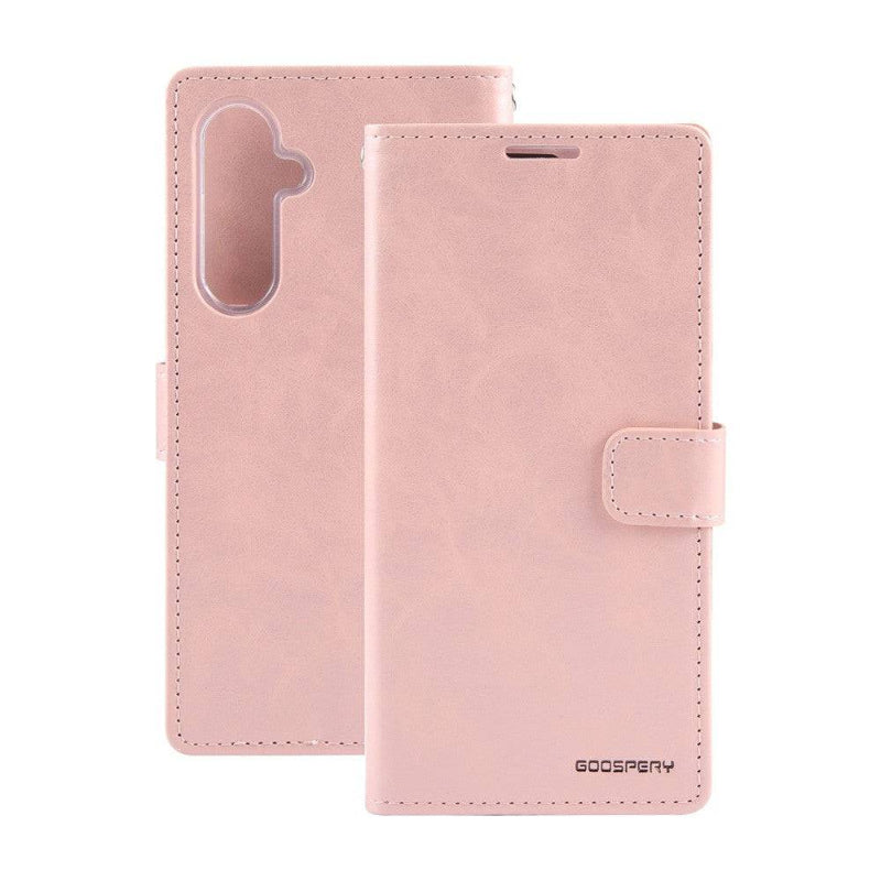 Samsung S24 FE flip case rose gold color