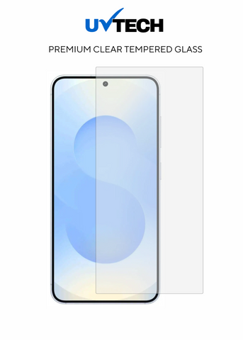 Samsung S25 Clear Tempered Glass - UVTech