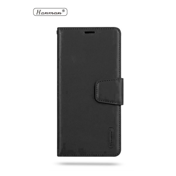 Black wallet Hanman case for Galaxy S20 FE