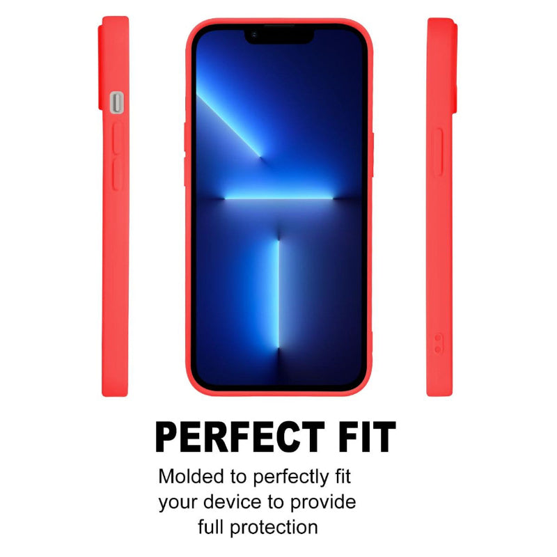 Red  silicon case  for Iphone 14 Pro Max
