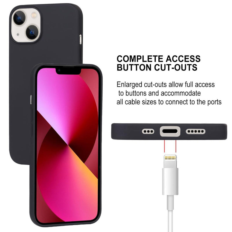 iPhone 14 best silicone case in black