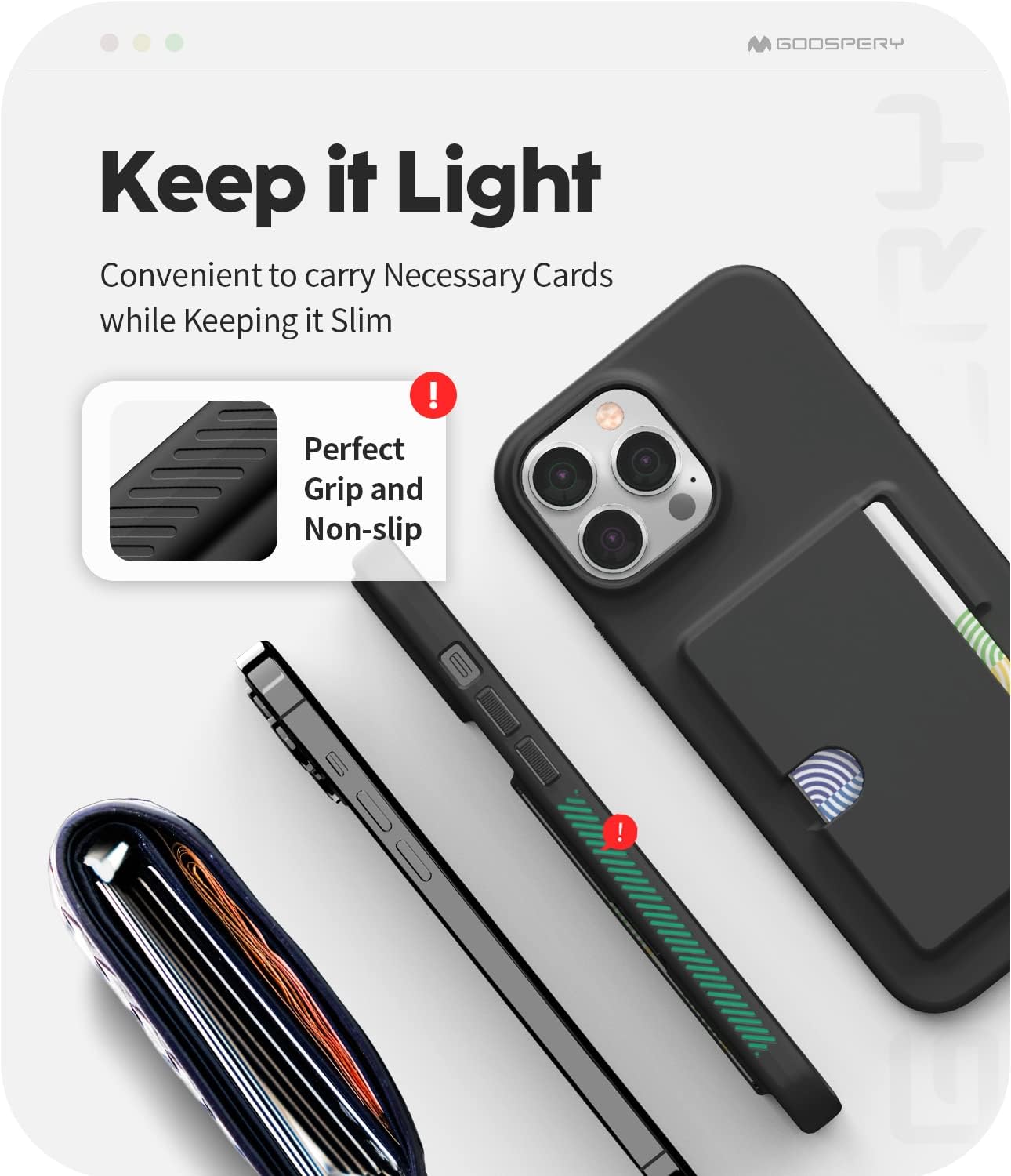 heavy duty case with card space for Iphone 15 pro max