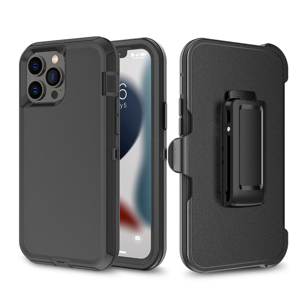 IPhone 12 pro max heavy duty case in black color
