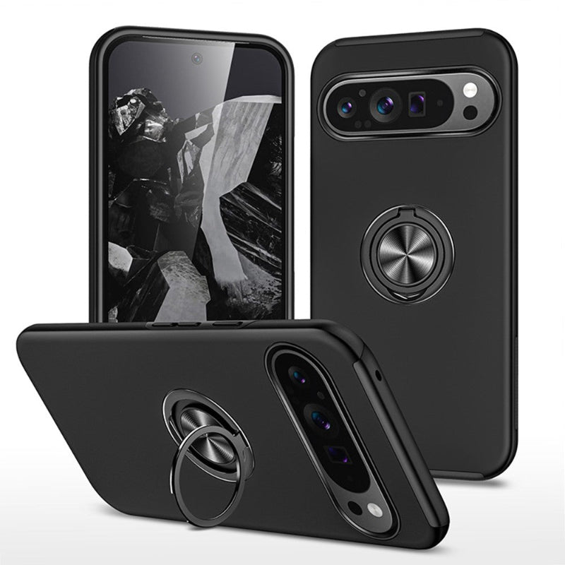 Pixel 10 Pro Xl black magnetic ring case