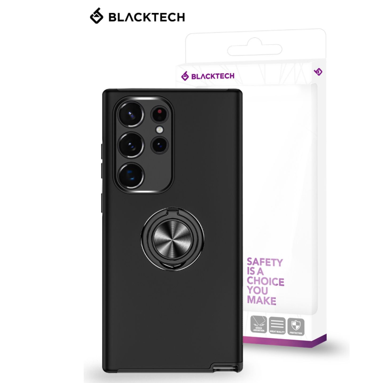  Samsung S24 Ultra  black ring case 