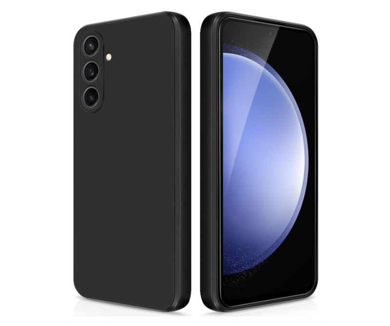 Samsung S23 FE black silicone case