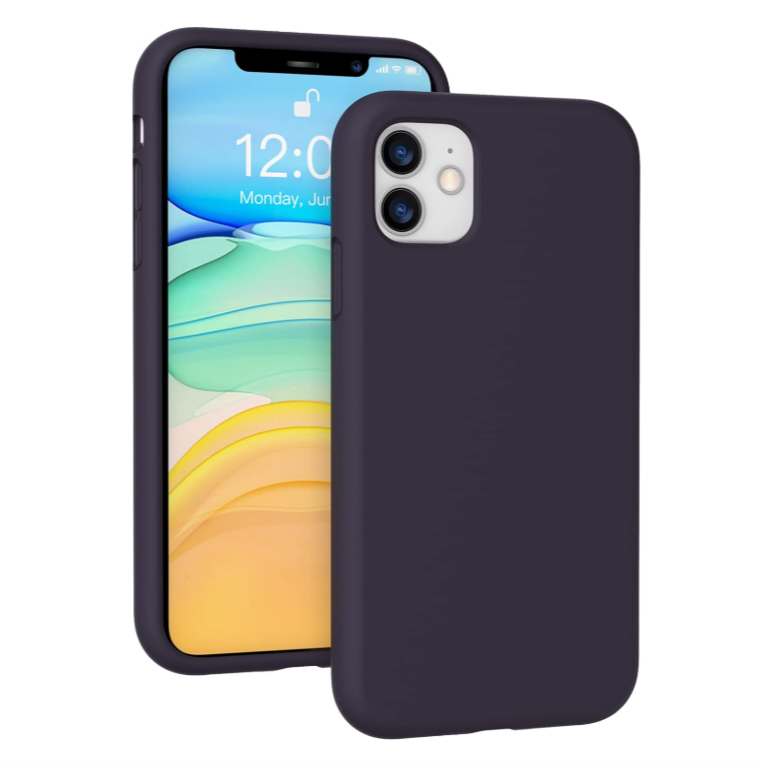 IPhone 11 black silicone case