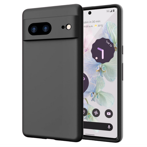 Pixel 7a black silicone case