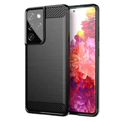 Samsung S21 Ultra black silicone case