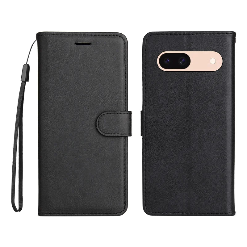 Google Pixel 6a Hanman Wallet Flip case - Black