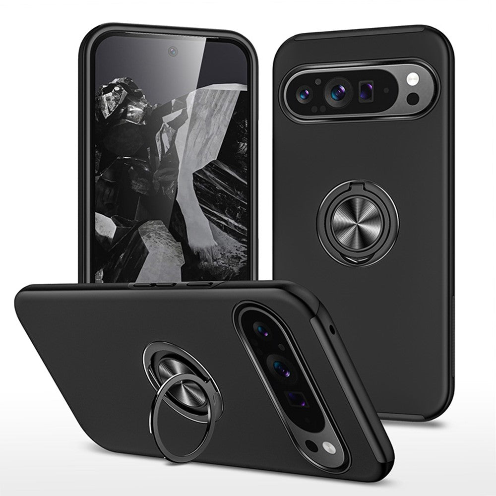For Google Pixel 10 / 10 Pro Magnetic Ring Stand Shockproof Cover Case