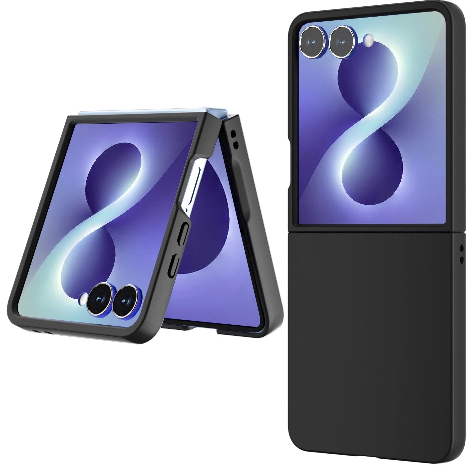 Samsung Z Flip 8 black silicone case
