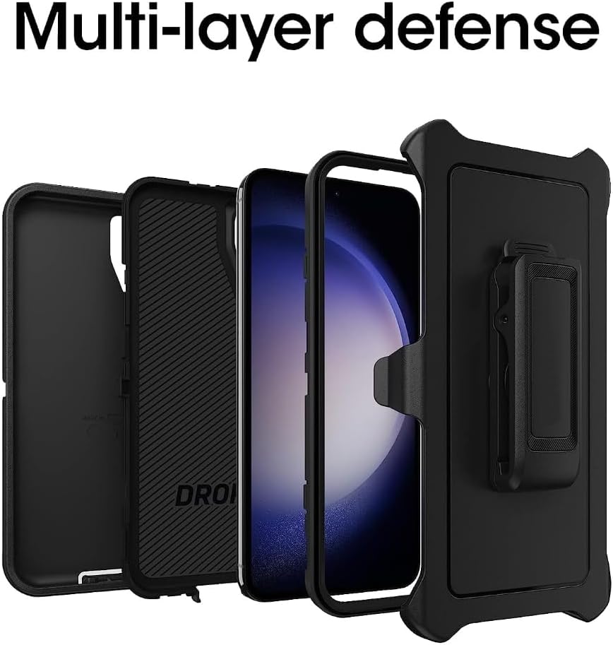 Samsung S23 Ultra defender case in black color