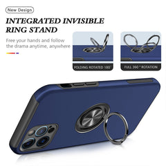Iphone 13 pro case with ring at back and stand 
