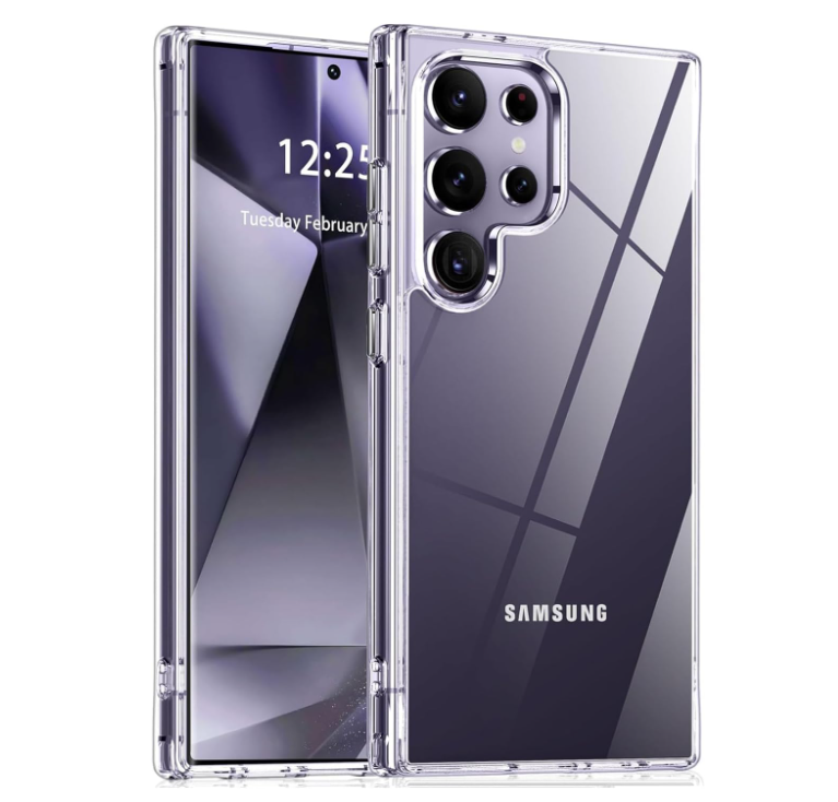 Clear protective case for Samsung S24 Ultra