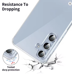 Samsung A55 clear hard case