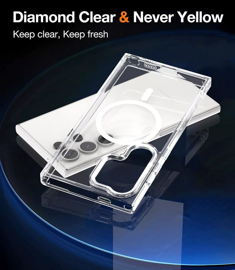 Samsung S25 Ultra clear Magsafe case