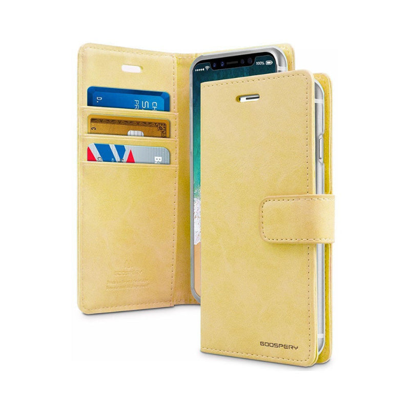 IPhone 15 gold flip case 