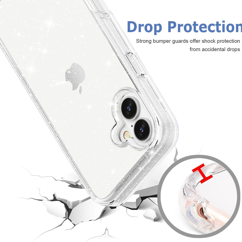 Iphone 16 Plus glitter case